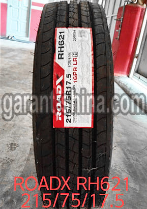 RoadX RH621 (рулевая) 215/75 R17.5 135/133L 16PR - Фото протектора с этикеткой